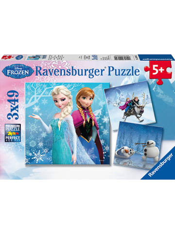 Ravensburger 3x49tlg. Puzzle "Abenteuer im Winter" - ab 5 Jahren