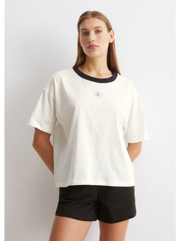 Marc O´Polo Bodywear Pyjama in Weiß/ Schwarz