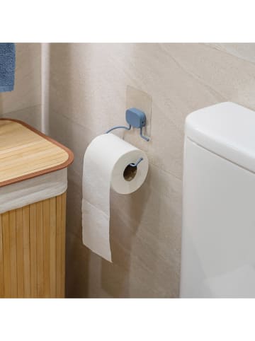 Compactor Toilettenpapierhalter "Grena" in Hellblau - (B)13 x (H)6,5 x (T)13,5 cm