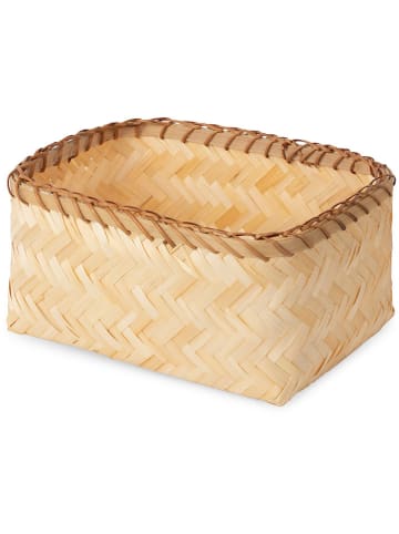 Compactor Opbergmand "Halong" beige - (B)26 x (H)19 x (D)12 cm