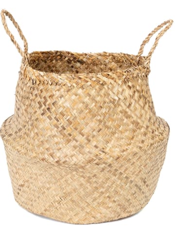 Compactor Opbergmand "Belly" beige - (B)45 x (H)45 x (D)36 cm