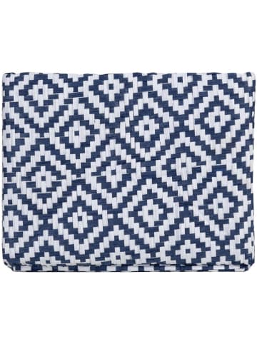 Compactor 2er-Set: Aufbewahrungskörbe "Enzo" in Blau/ Weiß - (B)23 x (H)16 x (T)12 cm