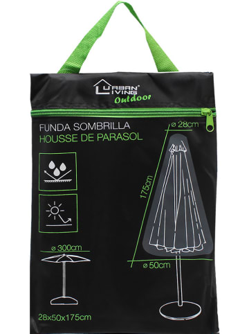 Compactor Osłona w kolorze czarnym na parasol przeciwsłoneczny - dł. 175 x Ø 50 cm