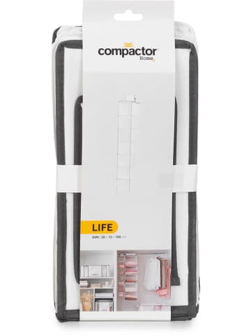 Compactor Regał wiszący w kolorze białym - 30 x 128 x 15 cm