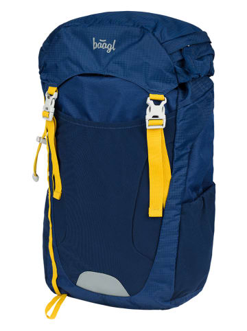 BAAGL Outdoorrucksack "Tracker Roj" in Blau/ Gelb - (L)26 x (B)13 x (H)42 cm - 14 l