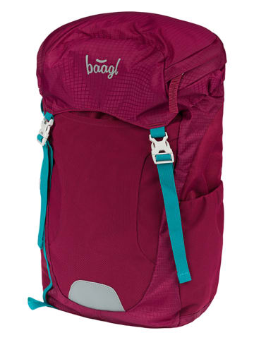 BAAGL Outdoorrugzak "Tracker Roj" roze/turquoise - (L)26 x (B)13 x (H)42 cm