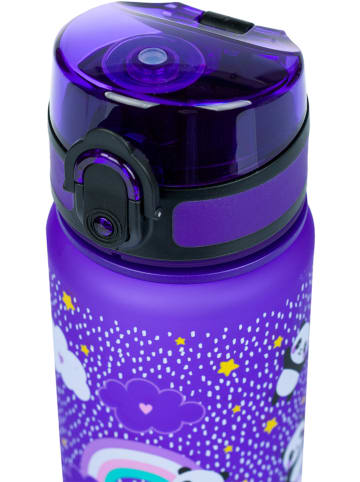 BAAGL Bidon "Jungle Panda" w kolorze fioletowym - 500 ml