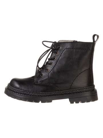lamino Leder-Boots in Schwarz