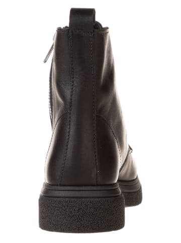 lamino Leder-Boots in Schwarz