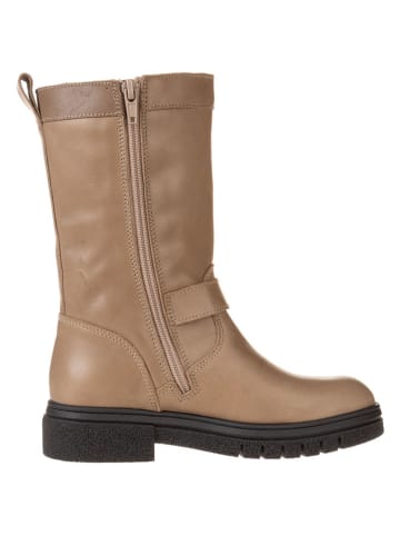 lamino Leren laarzen beige
