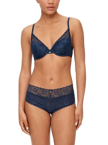 s.Oliver Figi high waist w kolorze czarnym