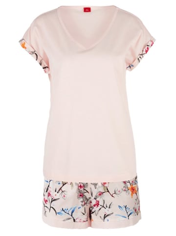 s.Oliver Pyjama in Rosa/ Bunt
