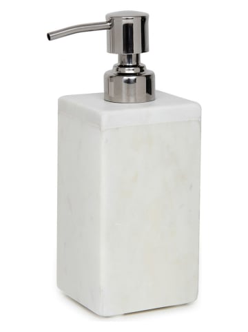 houseproud Seifenspender ''Cubic'' in Weiß - (B)8 x (H)19 x (T)8 cm