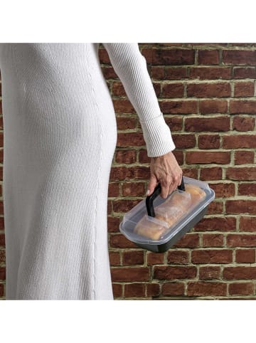 COOK CONCEPT Forma w kolorze czarnym do transportu ciast - 26,5 x 10 x 16 cm