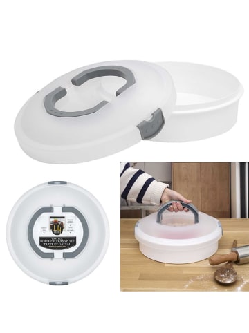 COOK CONCEPT Kuchen-Transportform in Weiß - Ø 28 cm
