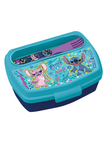 Stitch Lunchbox "Stitch" in Hellblau - (B)17 x (H)13 x (T)6 cm