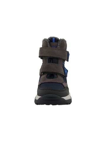 Lurchi Leder-Winterstiefel "Norris 1" in Anthrazit/ Blau