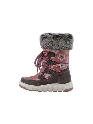 Lurchi Leren winterlaarzen "Vany" lichtroze/grijs