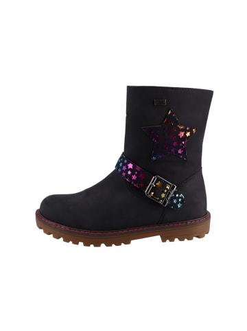 Lurchi Skórzane botki "Ella" w kolorze granatowym