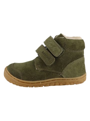 Lurchi Leder-Barfußschuhe "Nimbi" in Khaki