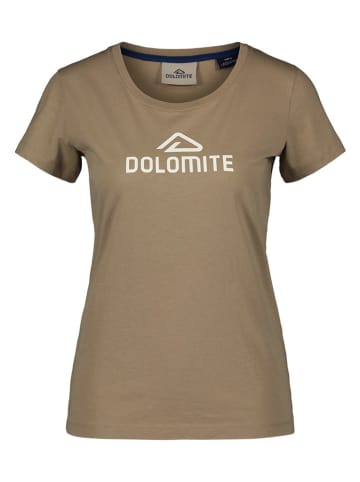 DOLOMITE Koszulka "Strenta" w kolorze jasnobrązowym