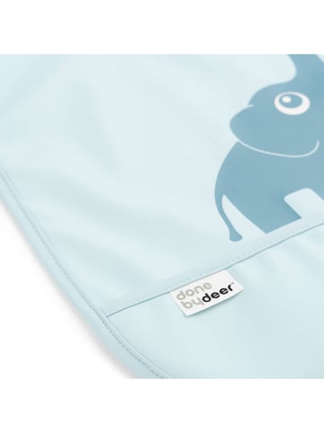 done by deer 2-delige set: slabbetjes "Elphee" lichtblauw