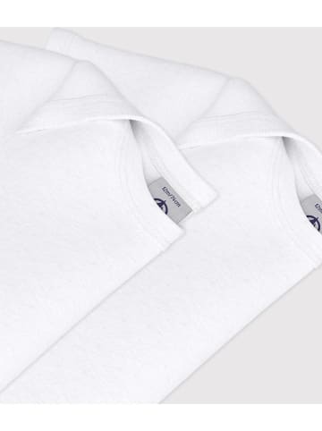 PETIT BATEAU 2er-Set: Bodys in Weiß