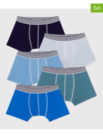 PETIT BATEAU 5er-Set: Boxershorts in Bunt