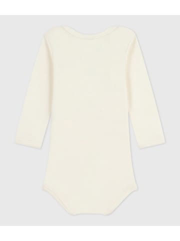 PETIT BATEAU 3er-Set: Bodys in Creme
