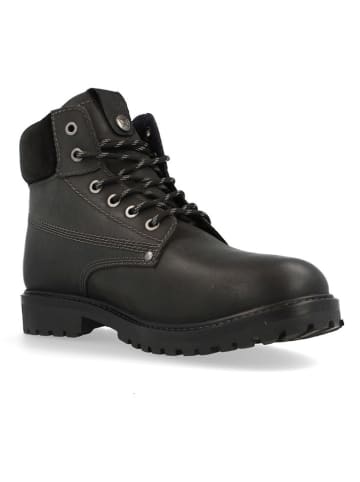Wrangler Leder-Boots "Arch" in Schwarz
