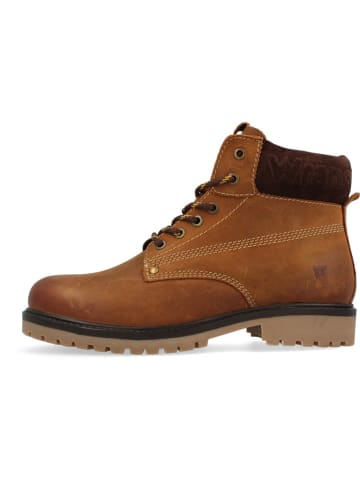 Wrangler Leder-Boots "Arch" in Hellbraun