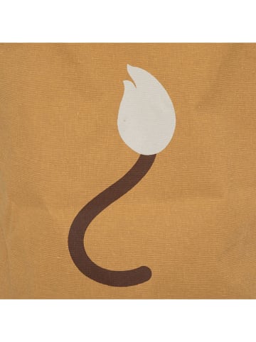 WellHome for Kids Torba w kolorze jasnobrązowym na zabawki - wys. 50 x Ø 32 cm