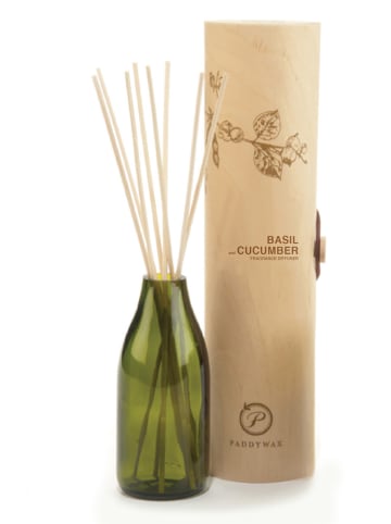 Paddywax Raumduftdiffuser "Basil + Cucumber" in Grün - 118 ml