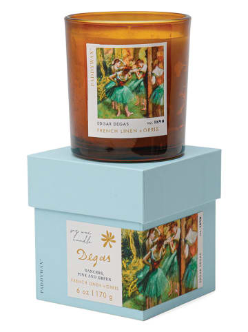 Paddywax Geurkaars "Impressionist - Degas Dancers'' lichtbruin - 170 g