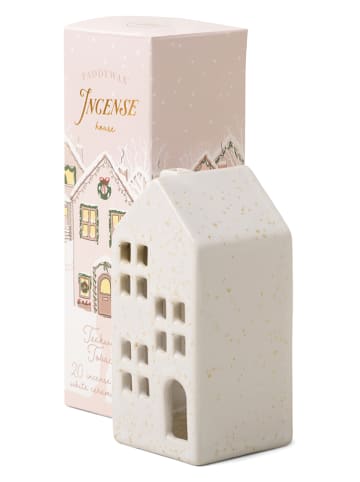 Paddywax 2-częściowy zestaw "White House - Teakwood Tobacco" w kolorze kremowym