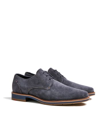 LLOYD Leren veterschoenen "Langston" grijs