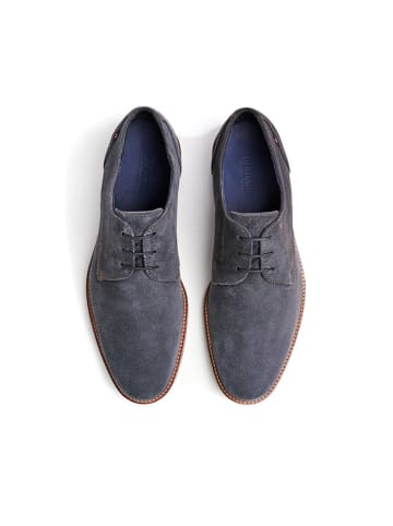 LLOYD Leren veterschoenen "Langston" grijs
