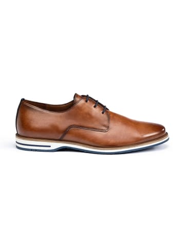 LLOYD Leren veterschoenen "Dakin" lichtbruin