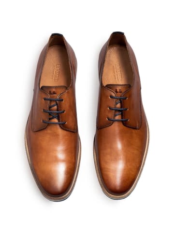 LLOYD Leren veterschoenen "Dakin" lichtbruin