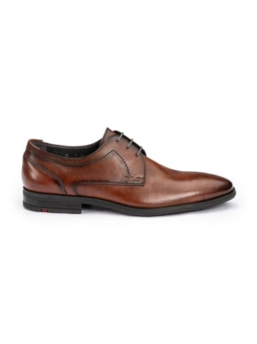 LLOYD Leder-Schnürschuhe "Rotary" in Hellbraun