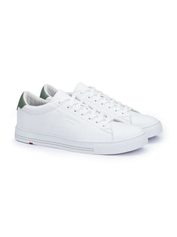 LLOYD Leder-Sneakers "Enrico" in Weiß/ Grün