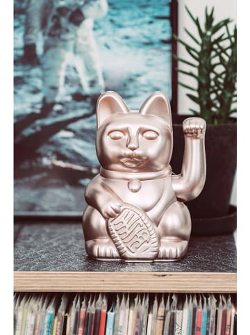 Donkey Dekofigur ''Lucky Cat'' in Champagner - (B)10,5 x (H)15 x (T)8,5 cm