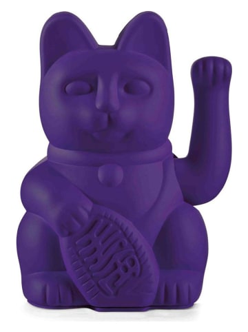 Donkey Dekofigur ''Lucky Cat'' in Violett - (B)10,5 x (H)15 x (T)8,5 cm