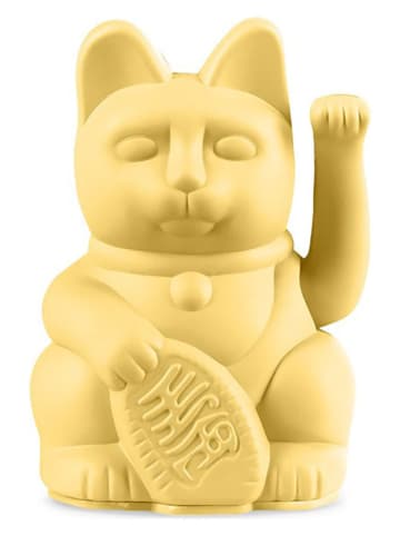 Donkey Figurka dekoracyjna "Lucky Cat Mini" w kolorze żółtym - 6,7 x 9,8 x 5,2 cm