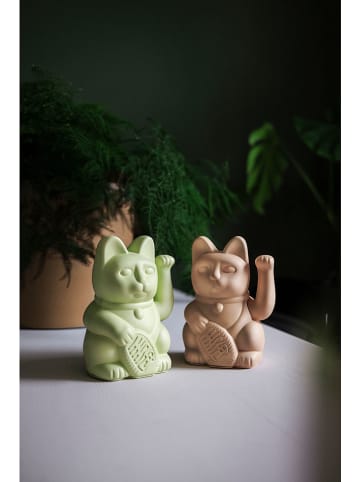 Donkey Dekofigur ''Lucky Cat'' in Beige - (B)10,5 x (H)15 x (T)8,5 cm