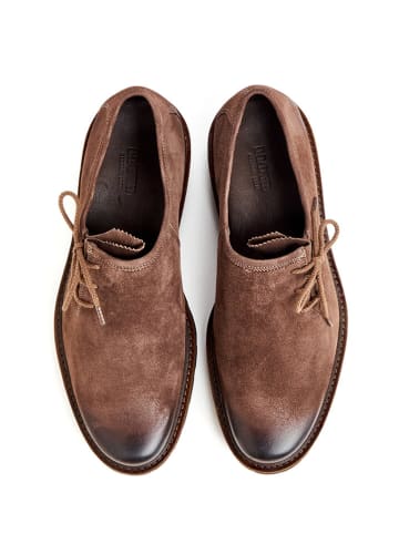LLOYD Leder-Schnürschuhe "Xaver" in Hellbraun