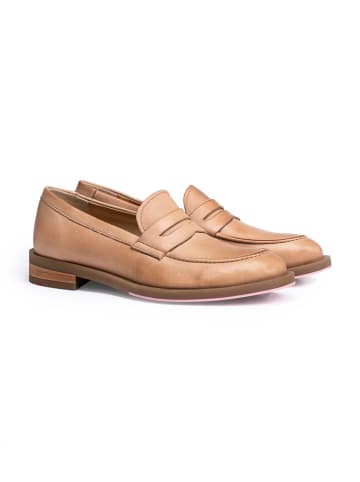 LLOYD Leder-Mokassins in Beige