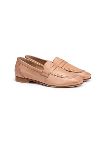 LLOYD Leder-Mokassins in Beige