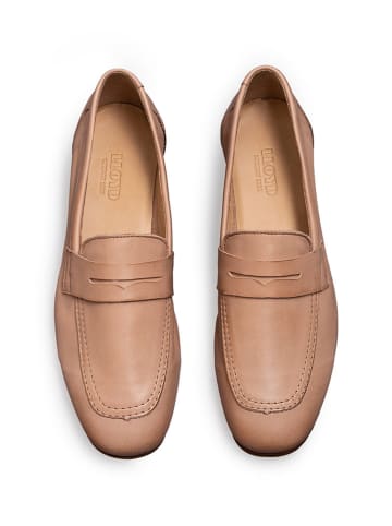 LLOYD Leren mocassins beige