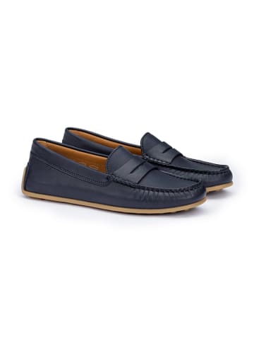 LLOYD Leren mocassins donkerblauw